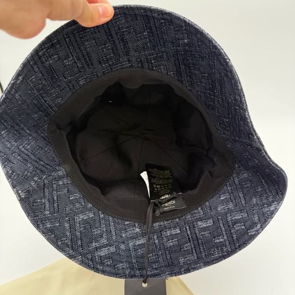 SOLD FENDI Denim Bucket Hat - Picture 5 of 5